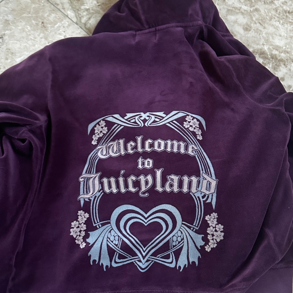COPY - juicy couture burgundy tracksuit XL top L bottom